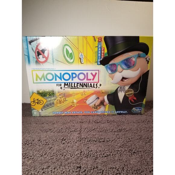 Monopoly for Millennials Millenials Edition Board‎ Game Factory Sealed by Hasbro - Picture 1 of 5